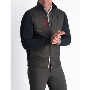 Zero Restriction Z625 Mens Golf Jacket Softshell Combo Black Size XL *embroidery